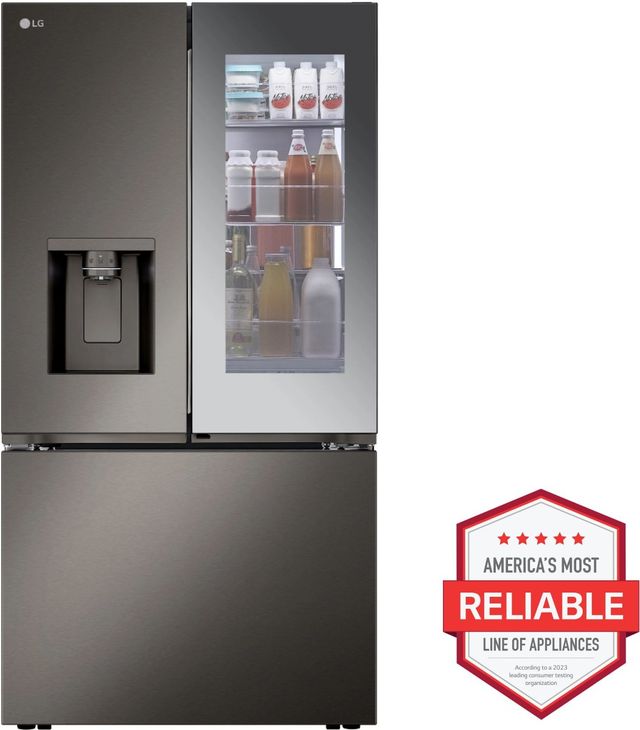 LG LRYKS3106D 36 Inch Freestanding French Door Smart Refrigerator