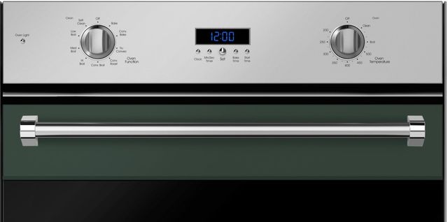 Viking® 3 Series 30" Blackforest Green Single Electric Wall Oven 2