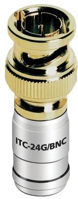 AudioQuest® ITC-24G/BNC 24AWG BNC Gold Connector (50 Pack) 0