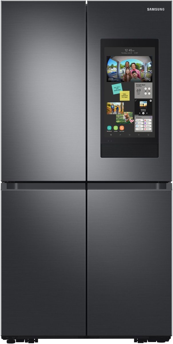 Samsung 28.6 Cu. Ft. Fingerprint Resistant Black Stainless Steel French Door Refrigerator-0