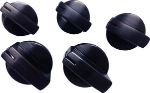 Bosch® Black Stainless Steel Control Knob Kit