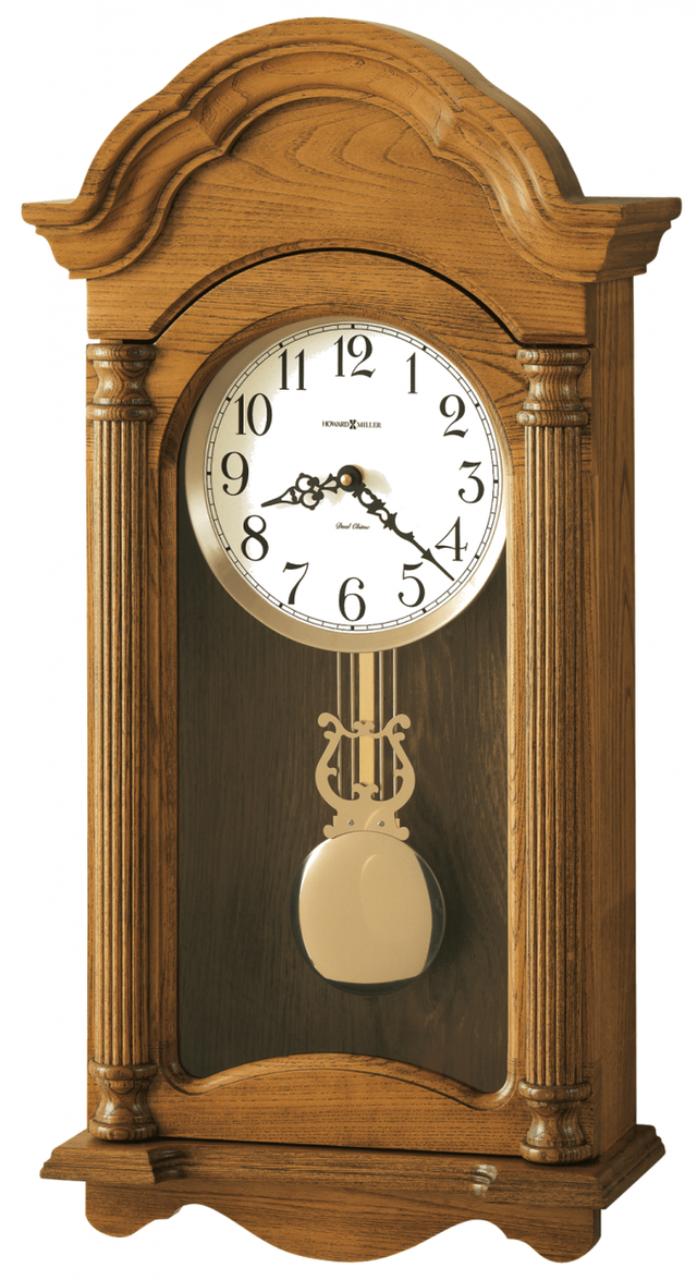 Howard Miller® Amanda Golden Oak Wall Clock