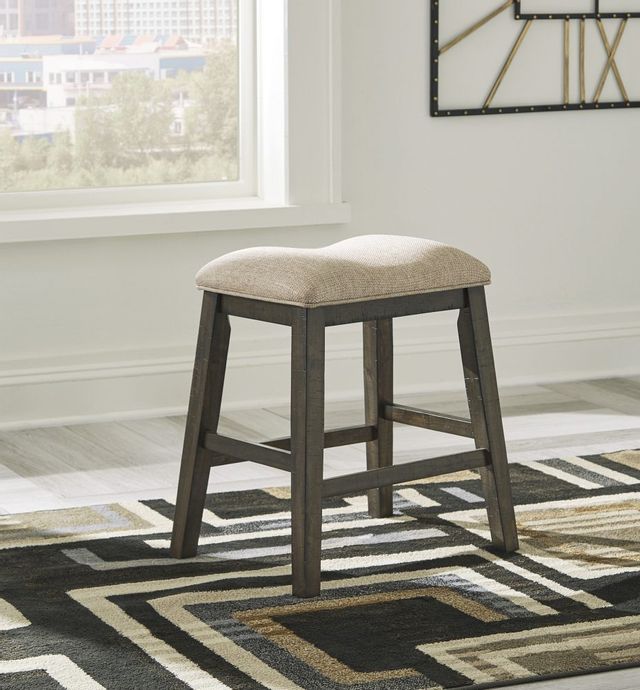Signature Design by Ashley® Rokane Light Brown Counter Height Stool 3