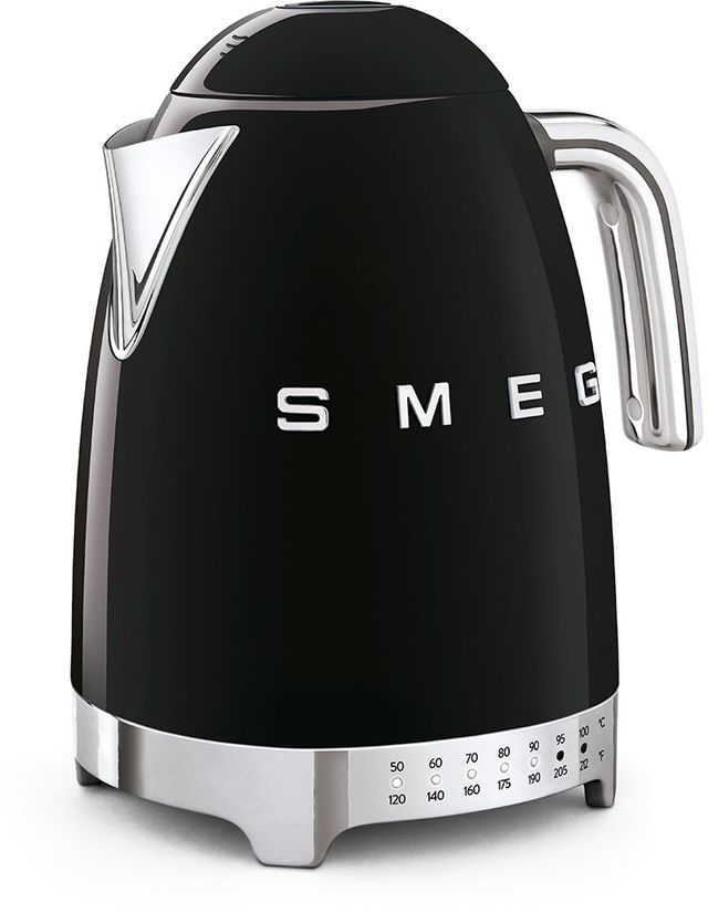 Smeg 50's Retro Style Aesthetic Polished Stainless Steel Electric Kettle 9