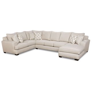 Corinthian Furniture Colonist Right Side Facing Chaise Large Sectional