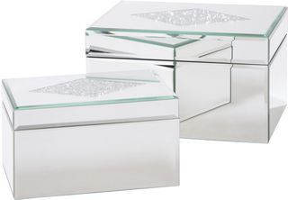 Signature Design by Ashley® Charline Set of 2 Mirror Boxes