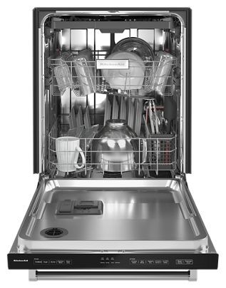 KitchenAid® 24" Black Built In Dishwasher 3