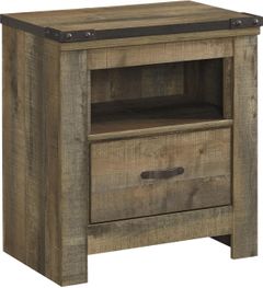 Signature Design by Ashley® Trinell Rustic Brown Nightstand-B446-91