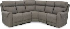 Signature Design by Ashley® Starbot 5-Piece Fossil Power Reclining Sectional Sofa Set