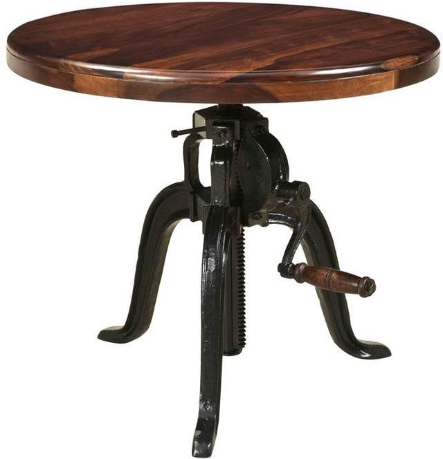 Coast2Coast Home™ Manchester Black/Brown Adjustable Height Accent Table