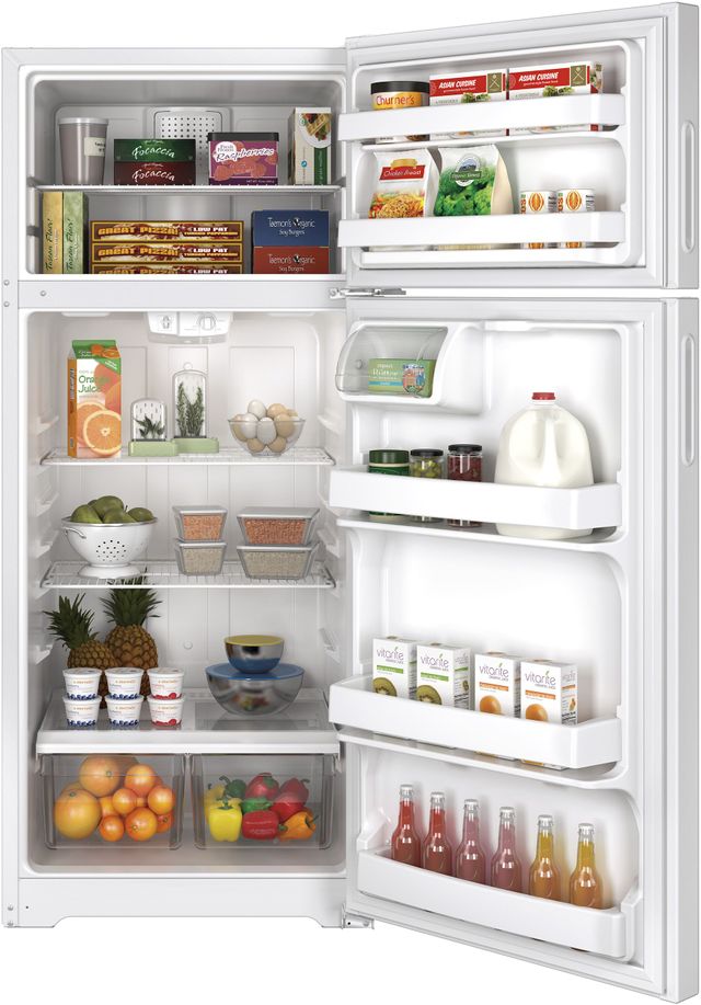 Hotpoint® 17.53 Cu. Ft. White Top Freezer Refrigerator 3