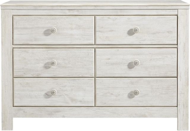 Signature Design by Ashley® Paxberry Whitewash Dresser and Mirror 1