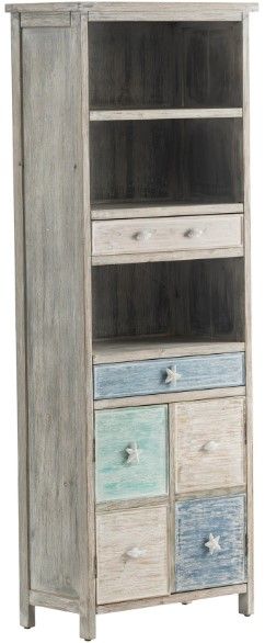 Crestview Collection Key West Grey Cabinet-0