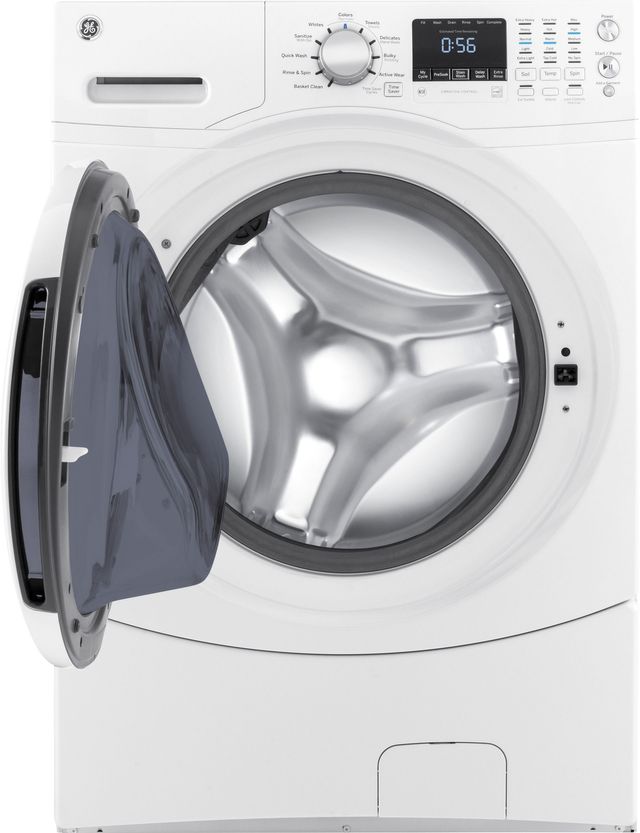 GE® Front Load Washer-White 1