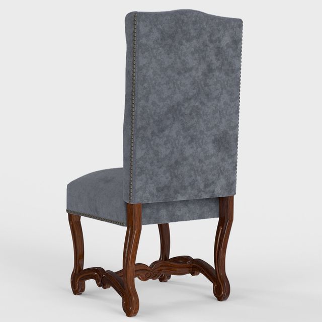 Furniture Source International Aurora Tufted Velvet Dining Chair-2
