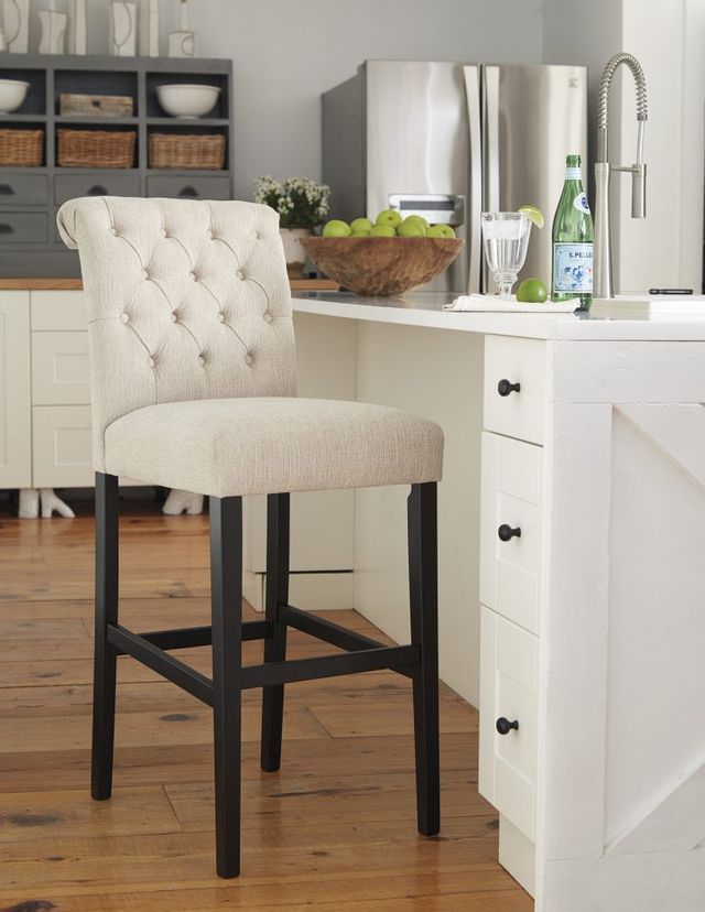 Signature Design by Ashley® Tripton Linen Tall Upholstered Bar Stool- Set of 2-2