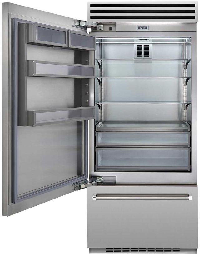 BlueStar® 22.4 Cu. Ft. Stainless Steel Bottom Freezer Built In Refrigerator-1