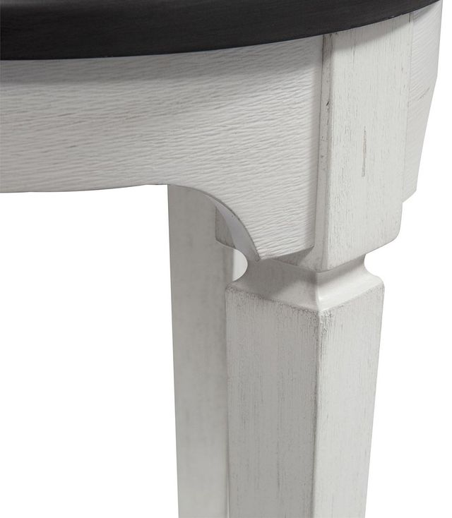 Liberty Furniture Allyson Park Wire Brushed White Console Stool 4