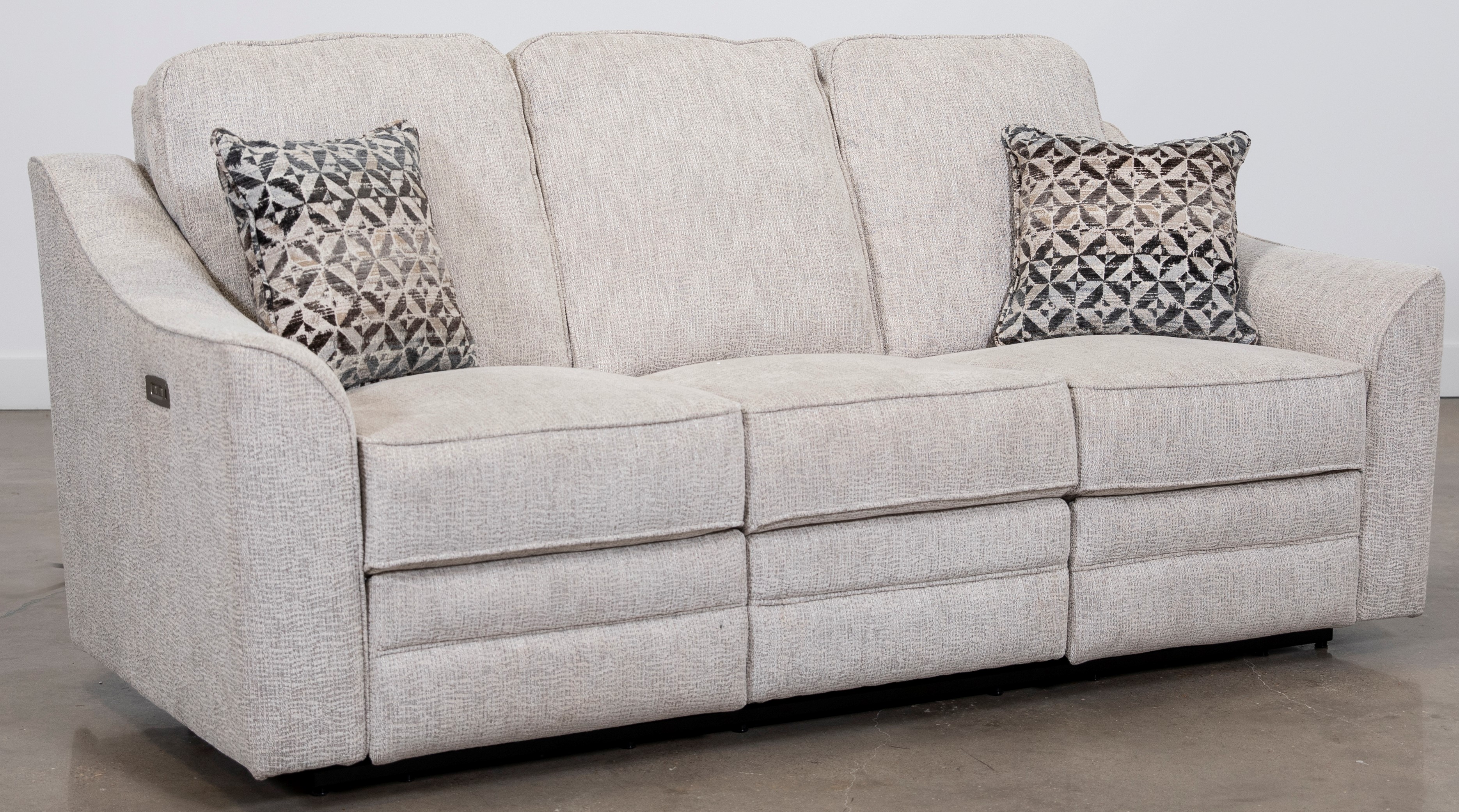 Lane® Home Furnishings 57009 McVay Tristen Linen Power Double Motion Sofa