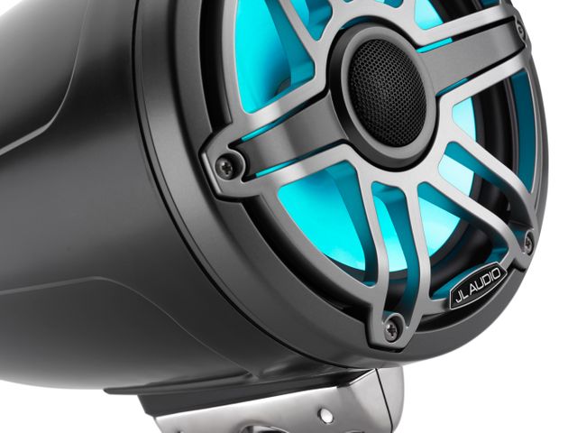 JL Audio® M6 7.7" Marine Enclosed Coaxial Speaker System with Transflective™ LED Lighting 6