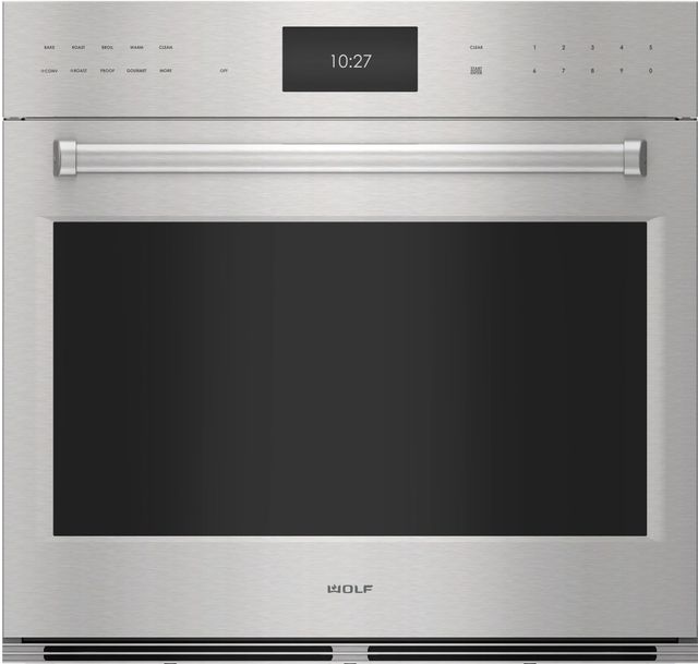 Wolf® E Series Professional 30" Stainless Steel Built in Single Electric Wall Oven