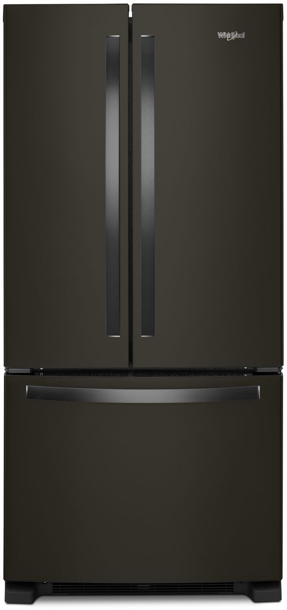 Whirlpool® 22 Cu. Ft. Wide French Door Refrigerator-Fingerprint Resistant Black Stainless Steel