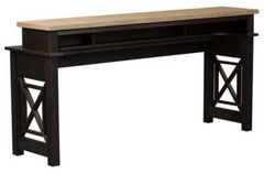 Liberty Heatherbrook Two-Tone Console Bar Table