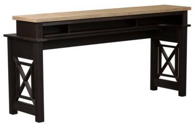 Liberty Heatherbrook Two-Tone Console Bar Table-0