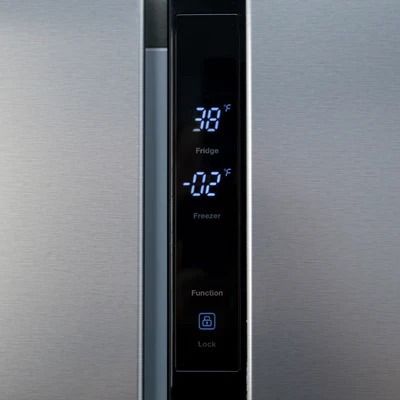 Avanti® 15.6 Cu. Ft. Stainless Steel Side-by-Side Counter Depth Refrigerator 7