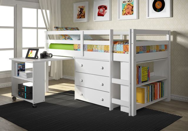 Donco Trading Company Low Loft Bed-2
