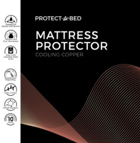 protect a bed cooling copper mattress protector