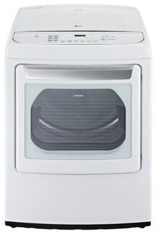 LG Front Load Electric Dryer-White