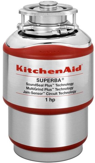 KitchenAid® Red Continuous Feed Food Waste Disposer