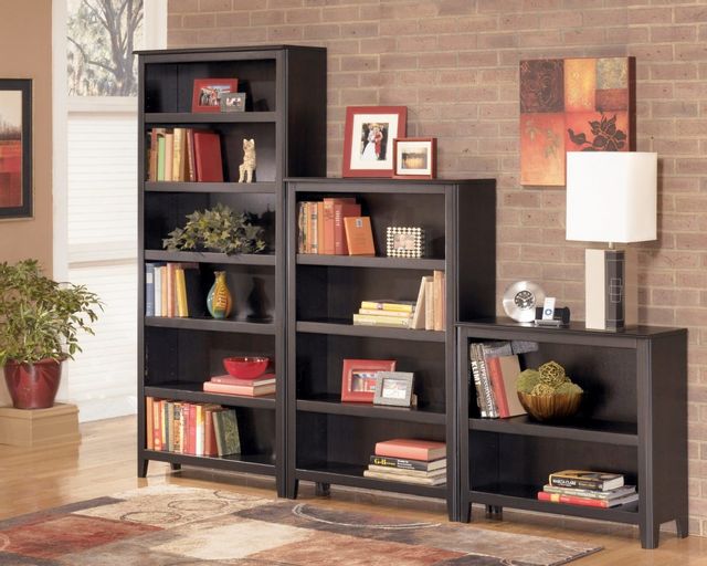 Signature Design by Ashley® Carlyle Dark Brown Large Bookcase 1