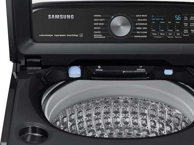 Samsung 5.2 Cu. Ft. Brushed Black Top Load Washer 7