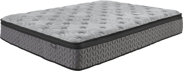 Sierra Sleep® by Ashley® Augusta2 Hybrid Firm Euro Pillow Top Queen Mattress in a Box