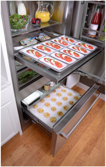BlueStar® 22.39 Cu. Ft. Bottom Freezer Refrigerator-Stainless Steel-2