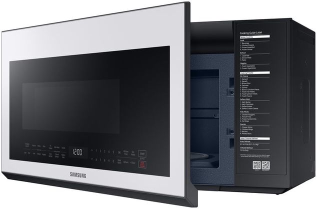 Samsung Bespoke 2.1 Cu. Ft. White Glass Over The Range Microwave-2