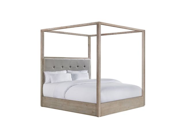Alcove Queen Canopy Bed-0