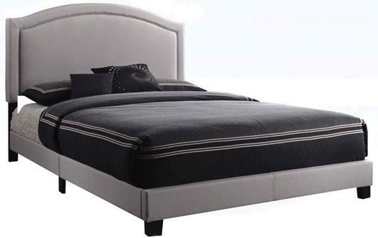 ACME Furniture Venecha Gray Queen Platform Upholstered Bed