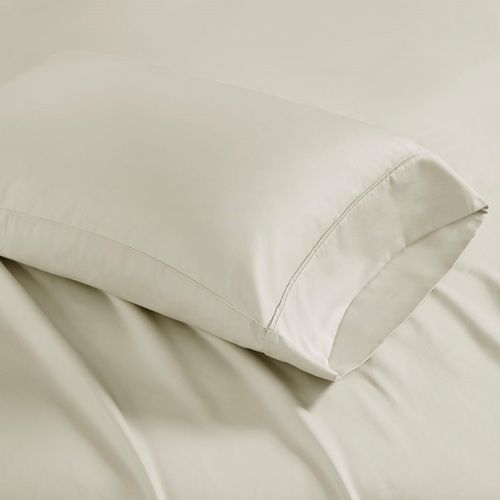 Olliix by Madison Park Ivory 2 Pack of Standard 1500 Thread Count Cotton Rich Pillowcases