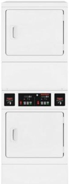 Speed Queen Commercial White Commercial Electric Vented Stacked Dryer