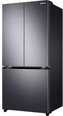 Samsung 17.5 Cu. Ft. Fingerprint Resistant Black Stainless Steel French Door Refrigerator 2