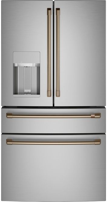 Café™ 4 Piece Brushed Bronze Refrigeration Handle Kit 2