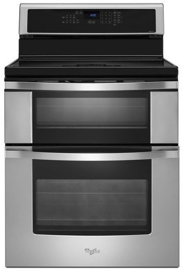 Whirlpool® 30" Free Standing Electric Double Oven Range -Stainless Steel-WGI925C0BS ***Display***