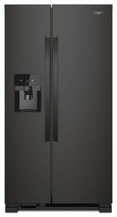 Whirlpool® 21.4 Cu. Ft. Side-by-Side Refrigerator-Black