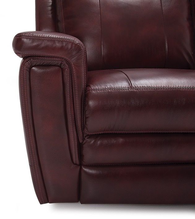 Palliser® Furniture Asher Red Power Sofa Recliner with Power Headrest and Lumbar 9