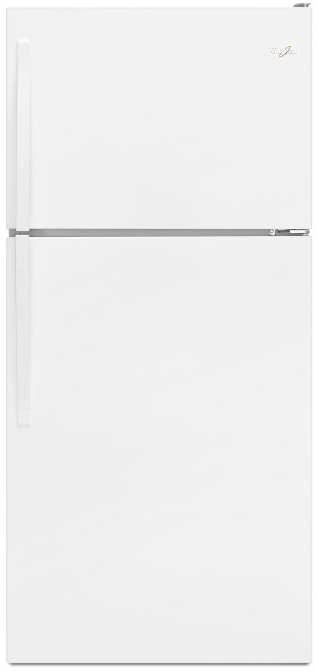 Whirlpool® 18.2 Cu. Ft. White Top Freezer Refrigerator-0