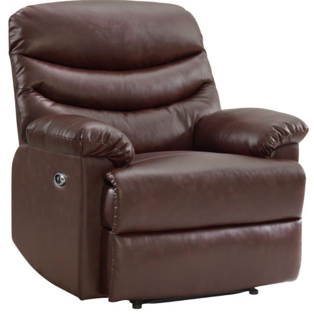 Power Reclining Leather Chair, Tuscon