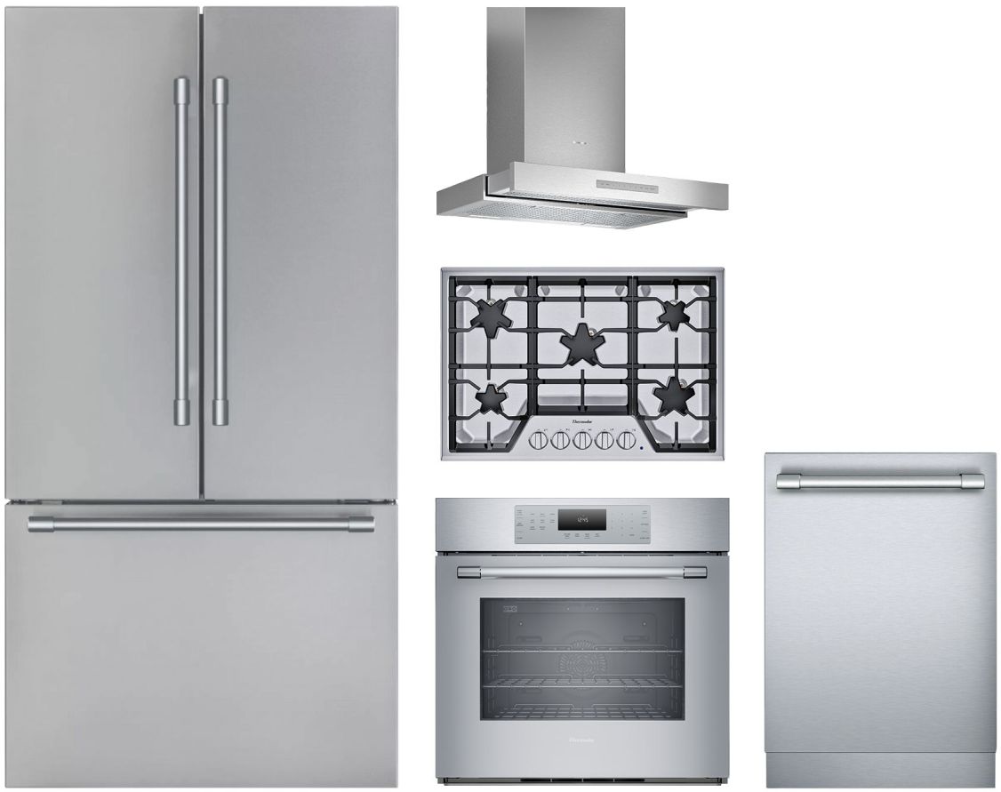 Thermador® 5 Piece Stainless Steel Kitchen Package 
